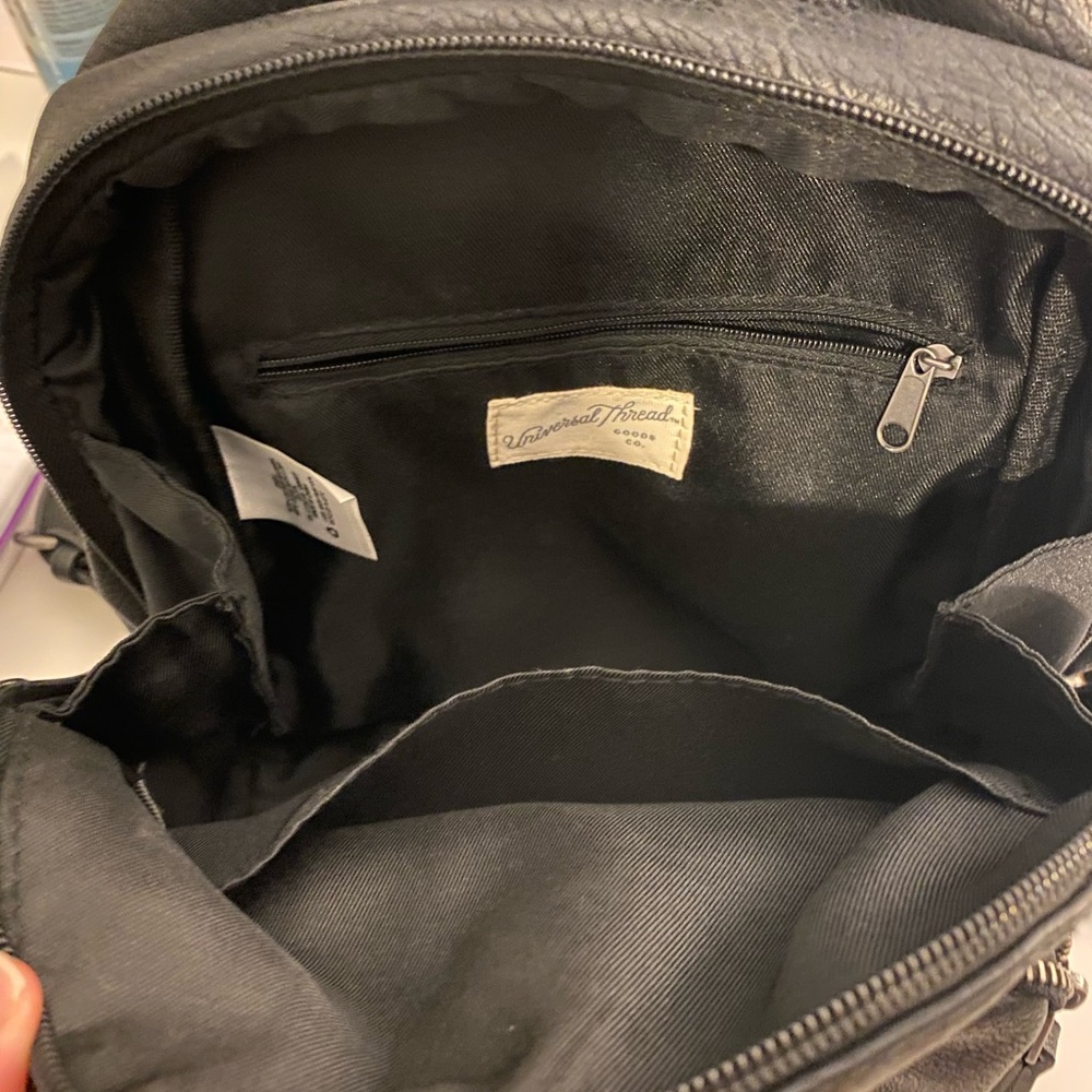 black mini back pack